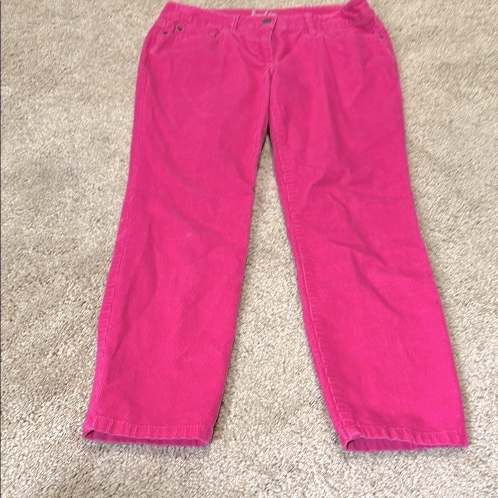 Boden Pink Corduroy Pants 6P